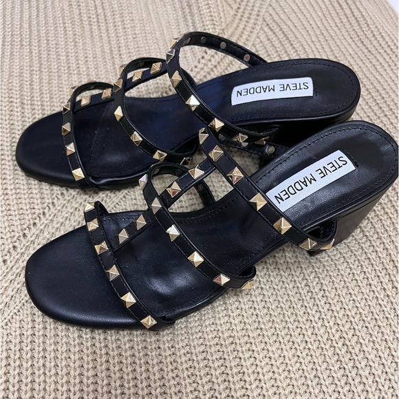 Steve Madden size 36 heeled sandals (rockstud inspired) - Picture 2 of 3